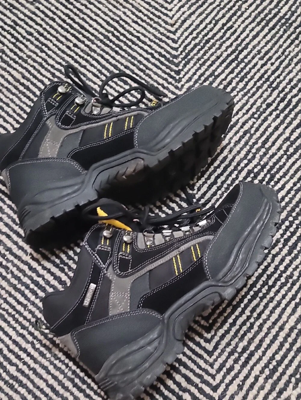 Brahma Black and Yellow Safety Work Boots